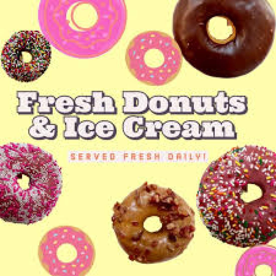 Fresh Donuts & Ice Cream logo